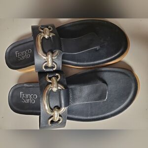 FRANCO SARTO Brielle Wedge Sandal 7.5 medium